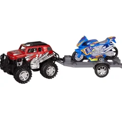 Gifi Jeux D'Imagination Et D'Imitation<Voiture friction 4X4 et remorque