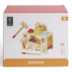 Gifi Eveil<Xylophone marteau 2en1 en bois