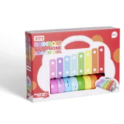 Discount Gifi Xylophone multicolore métal et plastique 30,5x21,5xép7cm